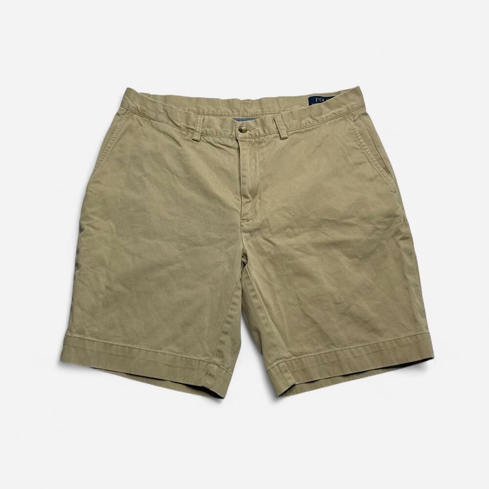 Polo Ralph Lauren Men’s 34 Khaki Classic Fit 9” Chino Shorts Preppy Casual
